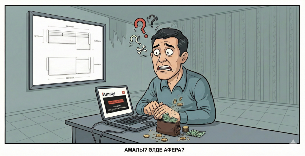 Объяснение того что мы берем обязательство и привозим диваны до Алматы гарантированно