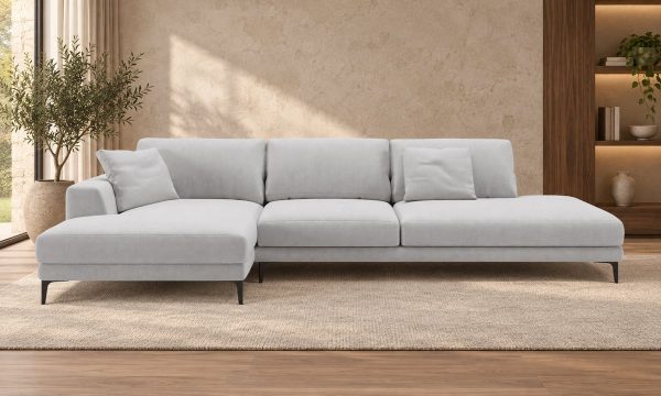 Модульный диван Nebbia на высоких ножках в современном интерьере — Amaly Home